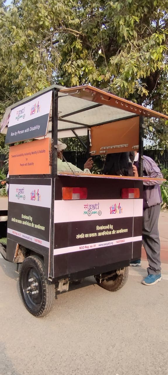 sangTea Accessible Mobile Kiosk Innovation