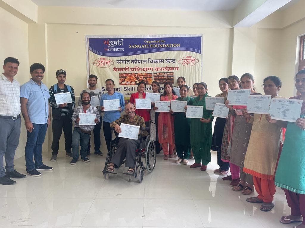 Photo illustrating Sangati Foundation Skill Development & Jobs initiative